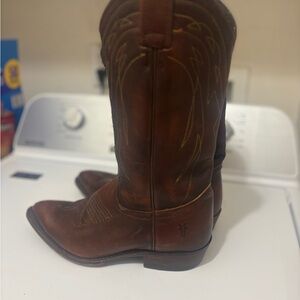 Frye Dark Brown Leather Boots